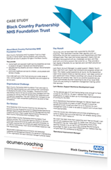 Case study on Black Country Partnership NHS Foundation Trust